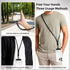 360 3-Piece Set Rotatable Adjustable Phone Lanyard - Wrist/Neck/Crossbody Strap with Tether Tabs, Universal for Phones