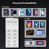 USB Charging Station 50W 10A, 10-Port USB Charger, Multiport USB Charger Station Hub, Compatible with iPhone, Galaxy,