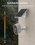 ARCCTV 4MP 2-Way-Audio, 2.4G/5G Security Camera Wireless Outdoor, Recharge Battery Powered WiFi Camera with Solar