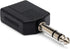 Hosa GPP-359 Dual 1/4 Inches TRS Female to 1/4 Inches TRS Male Adapter