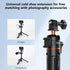 VRIG 21.5" 360 13/12/11/10/9,DJI 5 Pro/4,Insta 360 Selfie Stick Tripod for Go Pro with Cold Shoe Mount, Ball Head
