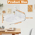 Deftomo 4 Pack Command Security Camera Wall Mount, Adhesive Baby Monitor Wall Moun Shelves, Universal Strip Shelf