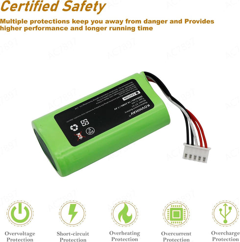 Replacement Battery for Sony Bluetooth Speaker SRS-X3 SRS-XB2 SRS-XB20, fits ST-01, 2600mAh