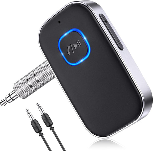 COMSOON Bluetooth Receiver for Car, Noise Cancelling 3.5mm AUX Bluetooth Car Adapter, Wireless