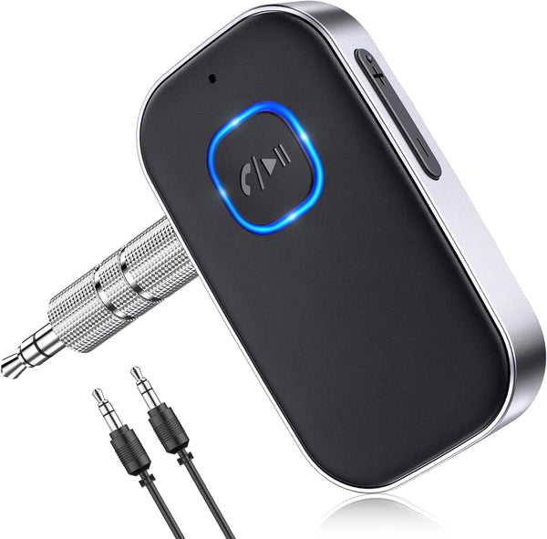 COMSOON Bluetooth Receiver for Car, Noise Cancelling 3.5mm AUX Bluetooth Car Adapter, Wireless