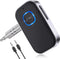 COMSOON Bluetooth Receiver for Car, Noise Cancelling 3.5mm AUX Bluetooth Car Adapter, Wireless