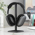 VBESTLIFE Headphone Stand, Earphone Holder with Aluminum Supporting Bar for All Headphones Size (Black)
