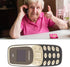 Jectse Mini Phone, Small Bluetooth Phone with Dual SIM, Unlocked Cell Phone with Voice Changer (Black and Gold)