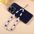 Evil Eye Beaded Phone Charm, Handmade Lanyard Wrist Strap Keychain for Men Women Girls Cell Phone String Strap