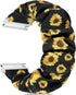 Lamshaw 22mm Fabric Elastic Scrunchie Replacement Straps, Compatible with Faweio Smartwatch Bands for Women