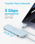 Anker 5-in-1 4K 5Gbps 2 5Gbps USB C Hub, USBC to HDMI Hub with Display, USB-C and USB-A Data Ports for MacBook Pro