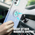 TJS Galaxy A13 5G Case, Galaxy A04S Case with Tempered Glass Screen Protector, Metal Ring Magnetic Support Kickstand