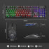 mafiti RK101 Wired Computer Keyboard Mouse Combo, RGB Backlit USB Keyboard for PC, Mac, Laptop, Desktop, Gaming Office
