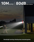 Wireless Outdoor Security Cameras for Home, WiFi Camera with Solar Panel, Battery Powered, Motion Sensor Alarm