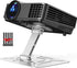 DAWASAPAT Adjustable Projector Stand with 1/4" Screw, Silver Ceiling Mount for Home