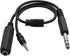 GINTOOYUN 6.35mm TRS Male to 1/4 TRS Female Stereo Headphone Y Splitter Extension Cable