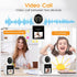 Two-Way Video Call Security Camera, 1080P Indoor Home Camera, Baby/Elderly/Sitter/Dog/Pet Camera with Mobile Apps