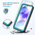 Lanhiem for Samsung Galaxy A55 5G Case - Blue IP68 Waterproof Dustproof Rugged Full Body Shockproof Phone Cover