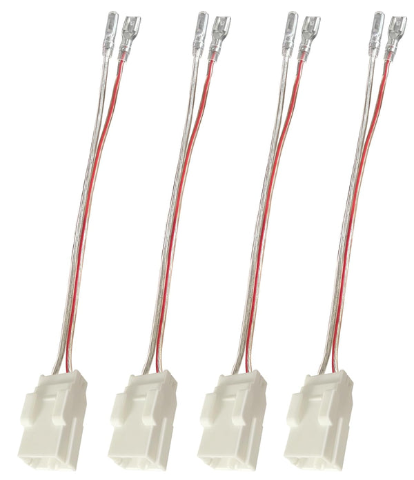 Car Front Rear Door Speaker Wiring Harness Connector for 2002-2020 Jeep Wrangler JK, 4PCS