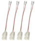 Car Front Rear Door Speaker Wiring Harness Connector for 2002-2020 Jeep Wrangler JK, 4PCS