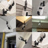 ThtRht 1/4'' Indoor Security Camera Ceiling Wood Beam Mount Stand with Clips Interior Door Frame Clasp Bracket Thread