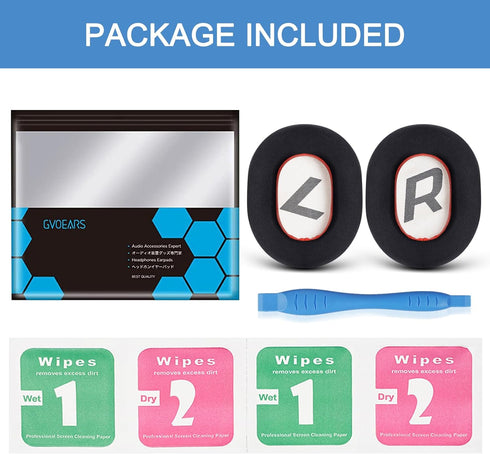 GVOEARS Ear Pads Replacement for Plantronics Voyager 8200 UC/Backbeat Pro 2 Headphones, Premium ICE Silk Fabric Memory