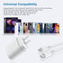 25W PD USB C Wall Charger 2 Pack & 6ft Cable for Samsung Galaxy S23 S22 S21 S20 Plus, Note 20 10 9, Pixel 6 5 4 Pro XL.