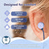 Donut Kids Earbuds for School, Earbuds for Kid Size Wired Earphones & in-Ear Headphones with Microphone and Lovely Earbuds Storage Case Gifts for Girls and Boys (Blue)