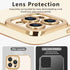 Lafunda Designed for iPhone 15 Pro Max Case, Cute Luxury Plating Case for Women Girls with Camera Protection Shockproof