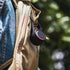Small Clip-On Holder Carabiner, Portable U Micro Speaker Fit, Travel-Friendly, Black, Water Resistant, Durable (Speaker