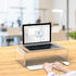 Acrylic Monitor Stand Riser, Clear Laptop Stand for Desk Accessories, Aesthetic Laptop Riser for Office Supplies