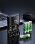EBL 4-Bay 4 Count, Battery Charger for AA & AAA Rechargeable Batteries with Rechargeable AA NiMh Batteries, Battery