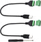 zdyCGTime USB 2.0 A Screw Terminal Block Connector Cable - USB 2.0 A Male Plug to 5 Pin/Way Female Bolt Screw