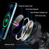 DACK Mag-Safe 15W Car Cigarette Lighter Wireless Charger, Magnetic Air Vent Mount Holder with Dual Port Fast Charging