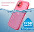 Cozycase Compatible with iPhone 12 Waterproof Case/iPhone 12 Pro - Full Body Rugged Dustproof Shockproof Case with