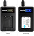 NP-45 LCD USB Charger for Fujifilm FinePix Cameras, Compatible with JX250, JX400, J38, J10, J20, and More