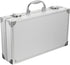 Toyvian Aluminum Briefcase Hard Case, DIY Customizable Foam Insert for Test Instruments, Cameras, and Tools