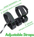 Favation (510 Inch Bike & Golf Cart Speaker Mount Heavy-Duty Adjustable Waterproof Strap Holder for Portable Bluetooth