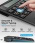 YoFeW 34 2-in-1 Rechargeable Wireless Number Pad for Laptop, Keys Numeric Keypad with Dual Bluetooth & Display, Numpad