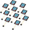 10Pcs 3x4 Matrix Array Membrane Switch Keypad, 69.2*76.9mm, 12 Key Microcontroller Extended Keyboard for Arduino