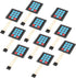 10Pcs 3x4 Matrix Array Membrane Switch Keypad, 69.2*76.9mm, 12 Key Microcontroller Extended Keyboard for Arduino