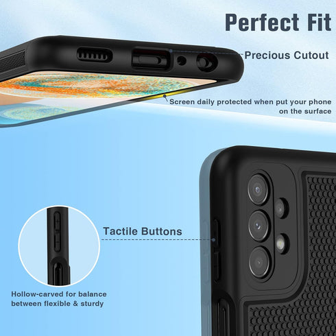 FNTCASE Samsung Galaxy A23 5G Case, Dual Layer Heavy Duty Shockproof Rugged Cell Phone Cover for Samsung Galaxy A23 4G