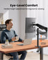 ErGear 13-34 19.8 lbs, 75x75/100x100mm, Single Monitor Arm, Adjustable Desk Gaming Monitor Mount for Screens, Up