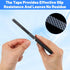 Sibba 40 Cell Phone Grip Tape Strips PCS Transparent Rubber Non-Slip Side Sticker Adhesive Grippy Bumper Frame Stickers