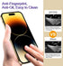 3 Pack 14 6.1 Inch 3 Pack 9H QHOHQ Screen Protector for iPhone Pro with Tempered Glass Camera Lens Protector, Ultra HD