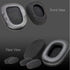 Cushion Replacement Kit for Blue Parrott B550-XT Bluetooth Headset, 2 Leather Cushions, 2 Foam Earpads