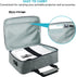 Boczif Projector Case, Portable Storage Travel Case with Laptop Compartment & Adjustable Shoulder Strap for Mini