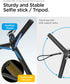 Spigen S580W (MagFit) MagSafe Selfie Stick Tripod Stand with Bluetooth Remote Control, 47" Extendable for iPhone 16 15