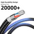 USB C to USB C Cable 240W, Nylon USB2.0 3.3FEET, 480Mbps Data Transfer, 5A Fast Charging for iPhone 15 Series, Samsung