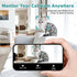 Lisviva 1080P 130Ultra-Wide Mini WiFi Camera for Heated Cat House, HD, Night Vision, Motion Detection, Angle, Local